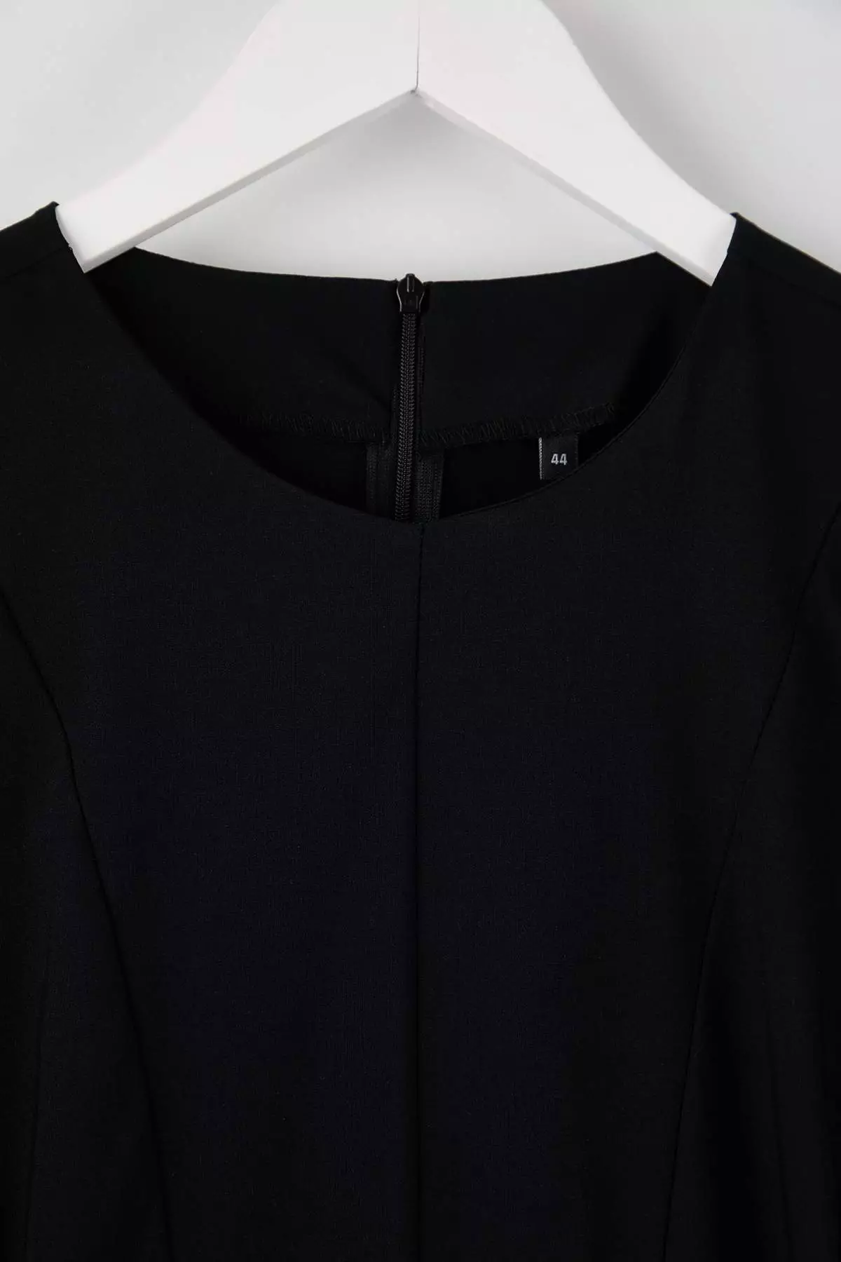 black latex mini dress strapless Lunara Long Sleeve Mini Dress Black