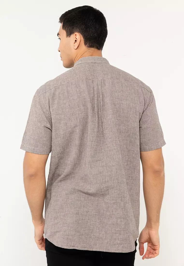 Mayoral 3113 Short Sleeve Stripe Linen Shirt and Mayoral 3217 Sand Linen Shorts In Stock Now