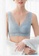 ZITIQUE grey Women's Latest Full Cup Wire-free Lace Bra - Grey 1C776USB9F1388GS_3