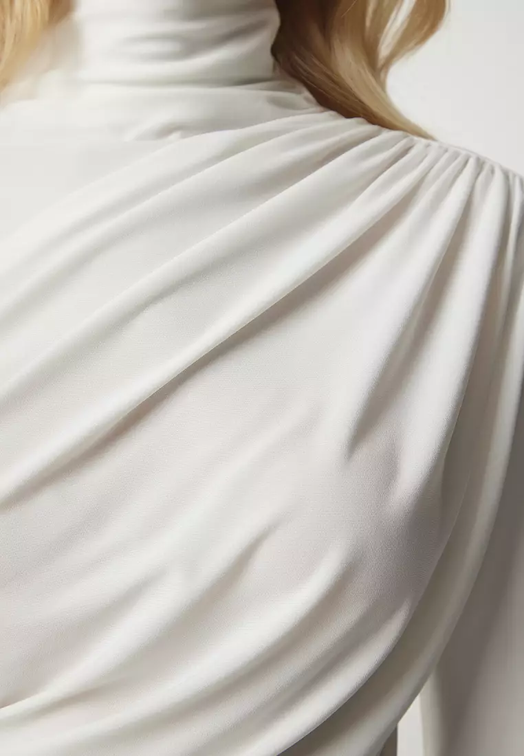 Basic Shirred Detail Blouse