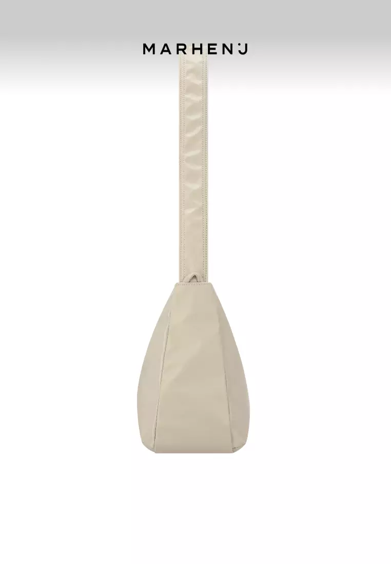CIA L Nylon Crossbody Bag Beige