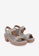 Carlo Rino 灰色 Medium Grey 2.5" Block and Roll Heeled Sandals 95459SH8A1A741GS_2