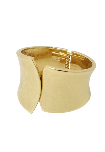 Jaysa Collection gold Freeform Champagne Gold Cuff Bracelet JA875AC58XAFSG_1