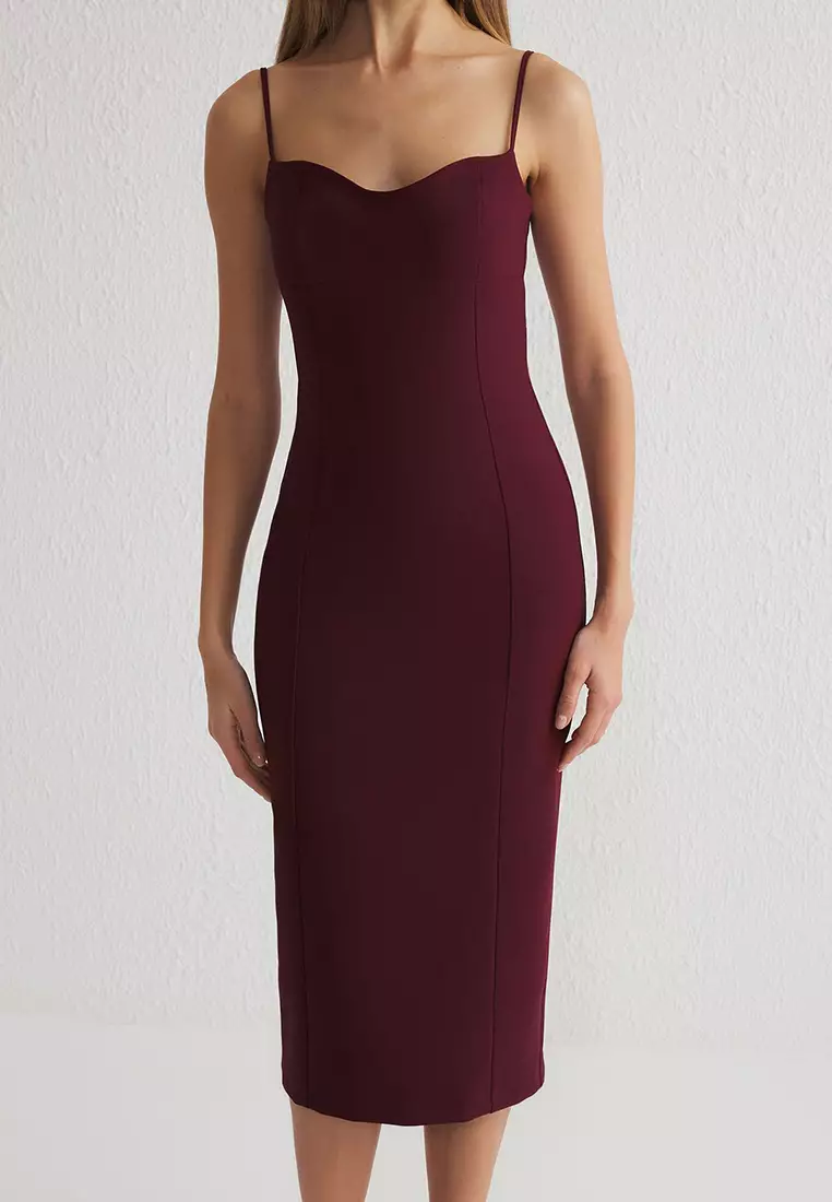 Midi Spaghetti Strap Dress