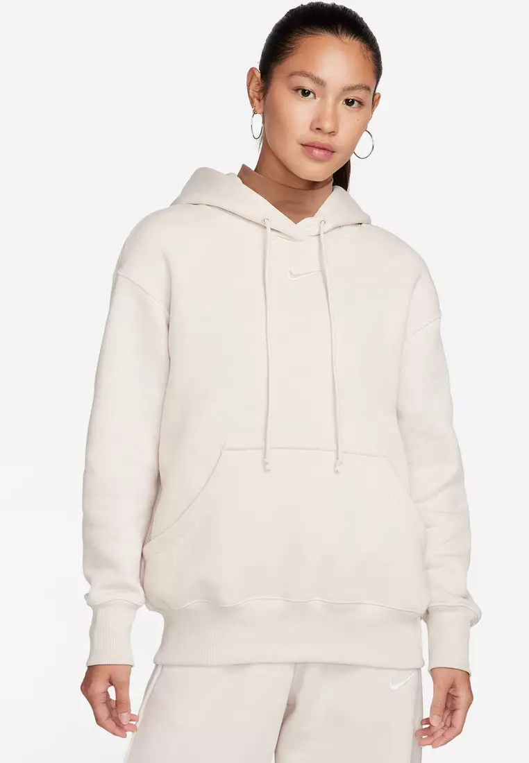Nike cotton fleece pullover hoodie discount