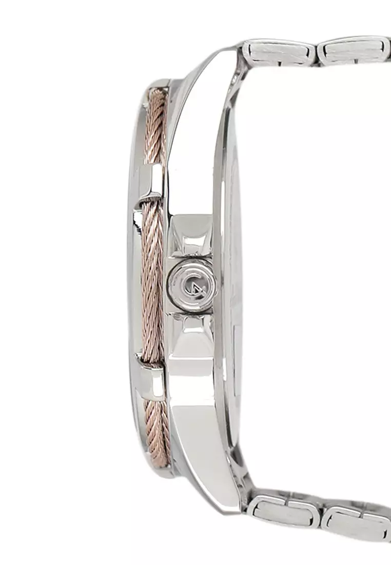 Alexandre Christie Jam Tangan Wanita - Silver Rosegold - Stainless Steel - 2841 BFBSSSLRG