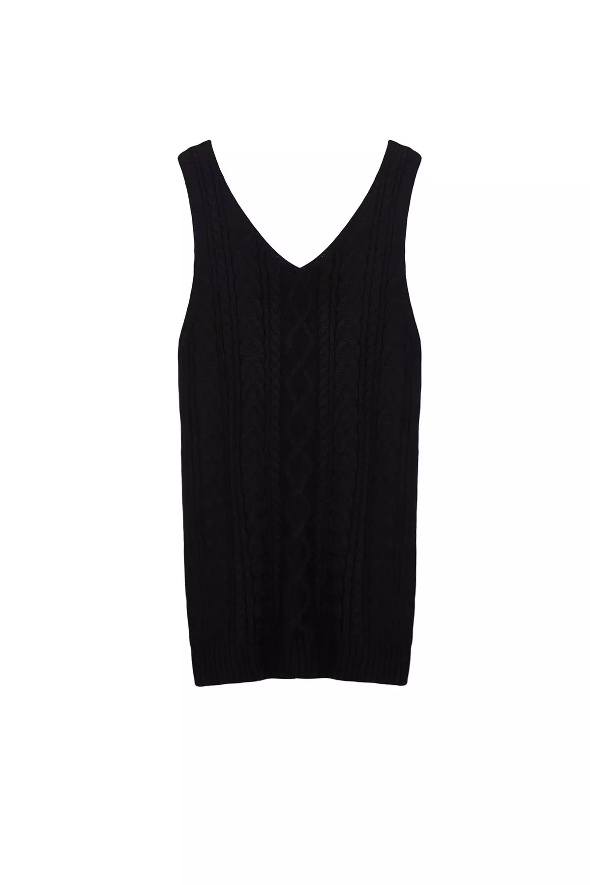 Sleeveless Sweater Dress