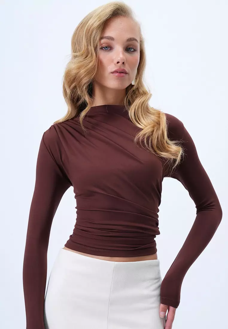 Draped Detail Blouse