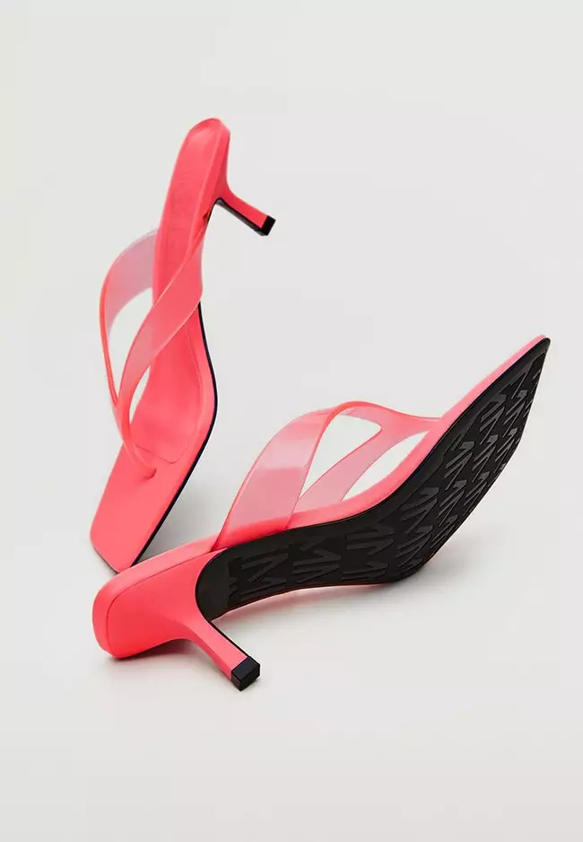 Vinyl High Sandals