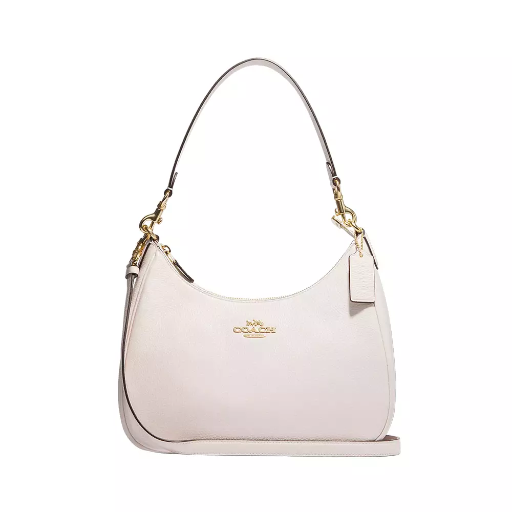 [12.12 Dealcember] Teri Hobo Bag Pebble Leather Chalk