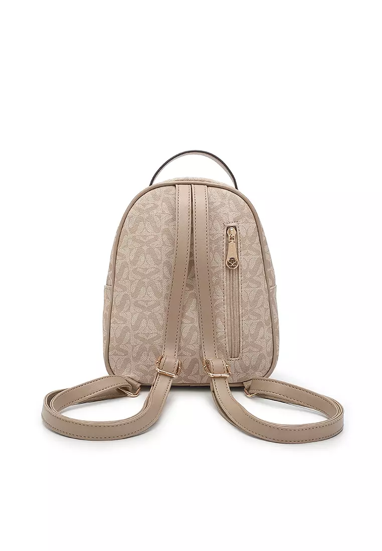 Women's Mini Backpack - Beige