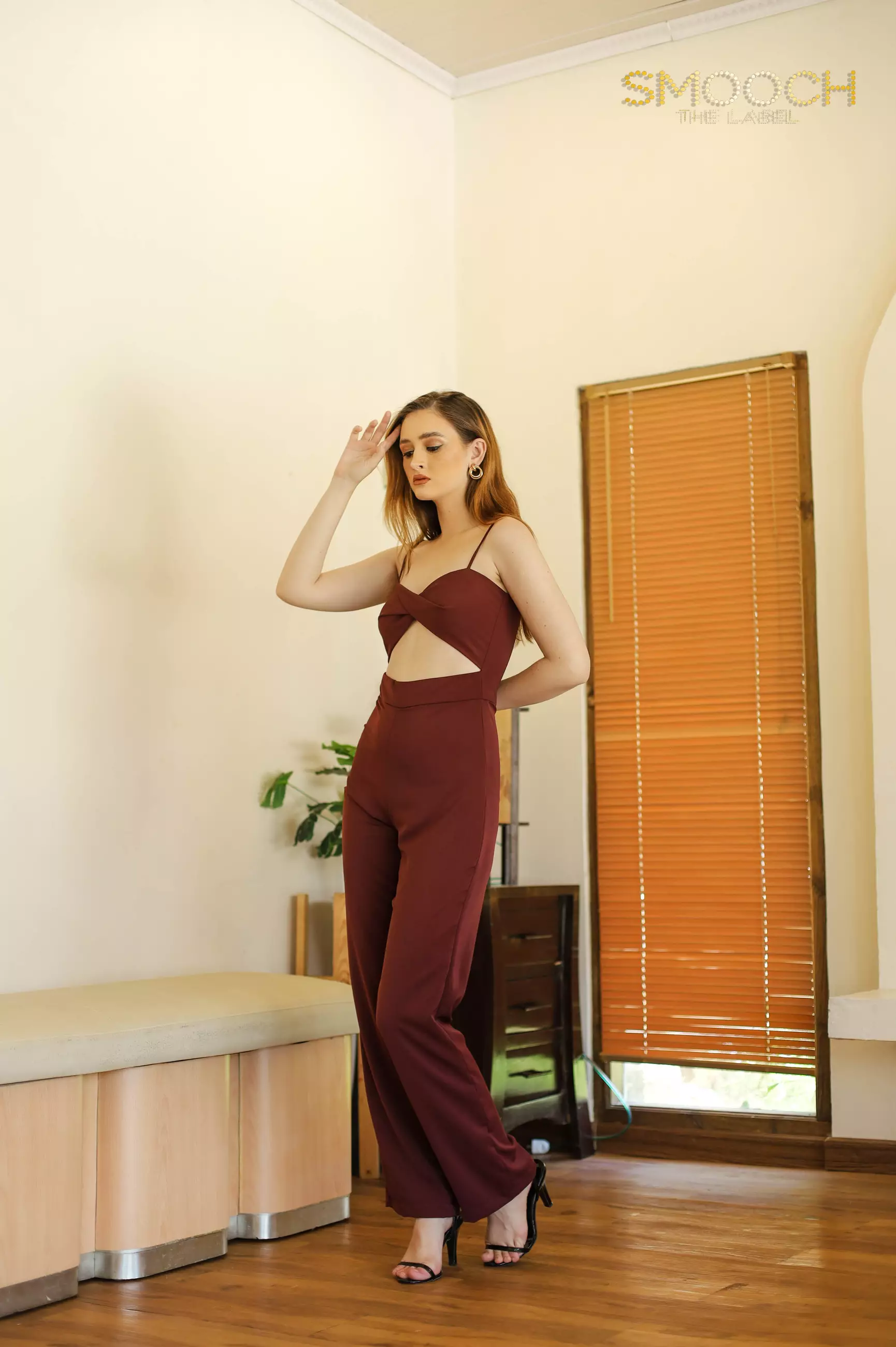 Niky Maroon Jumpsuit