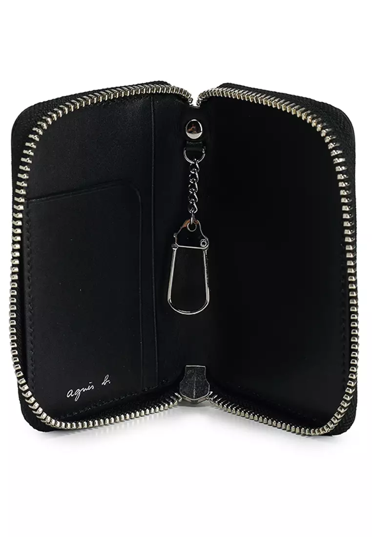 Leather Zip Key Case