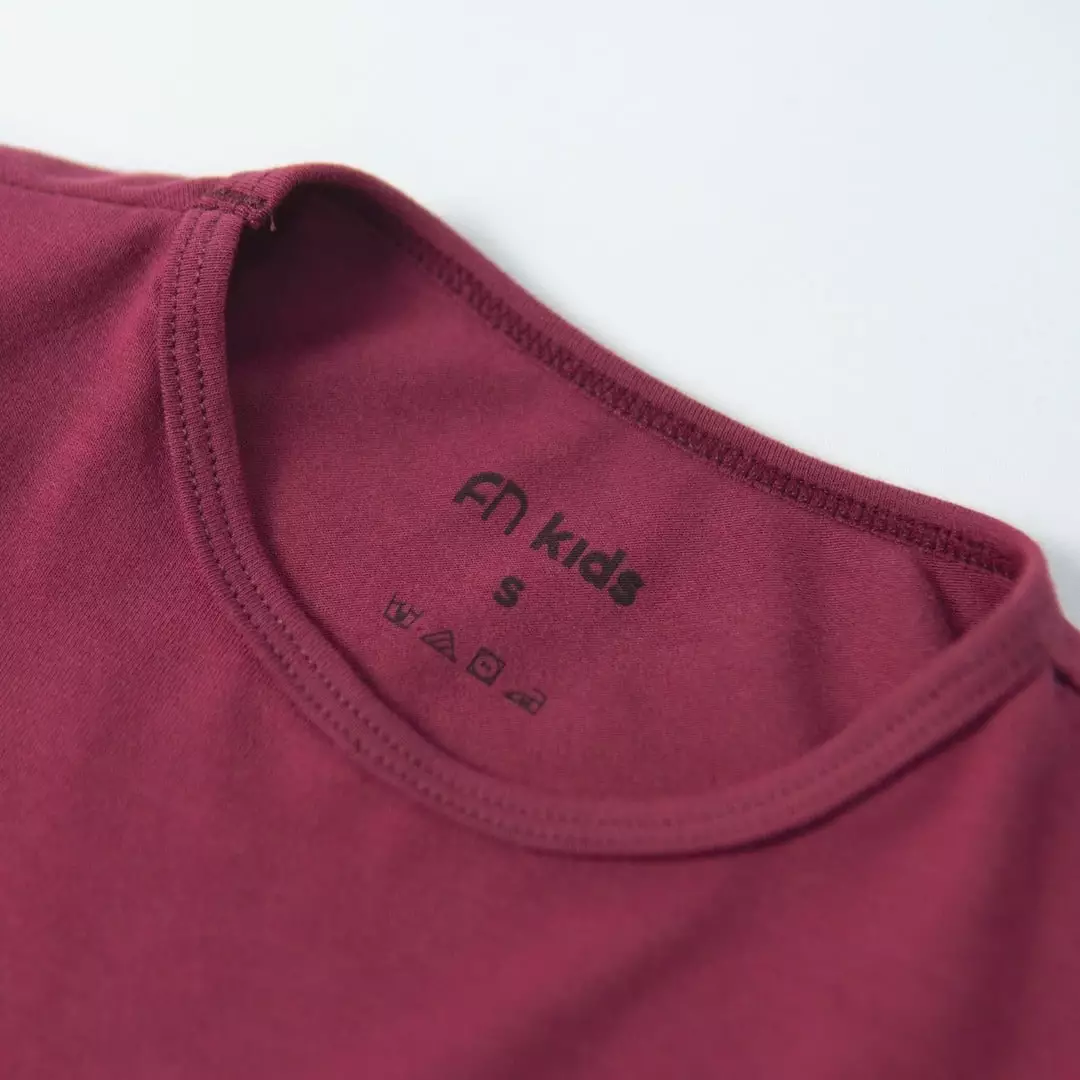 FN Kids T-Shirt Anak Unisex 1 pcs FNKA 3391 - Merah Tua