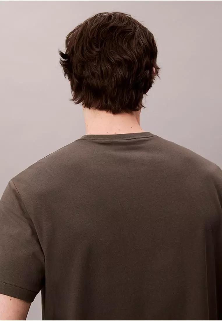CKJ T-Shirts Brown