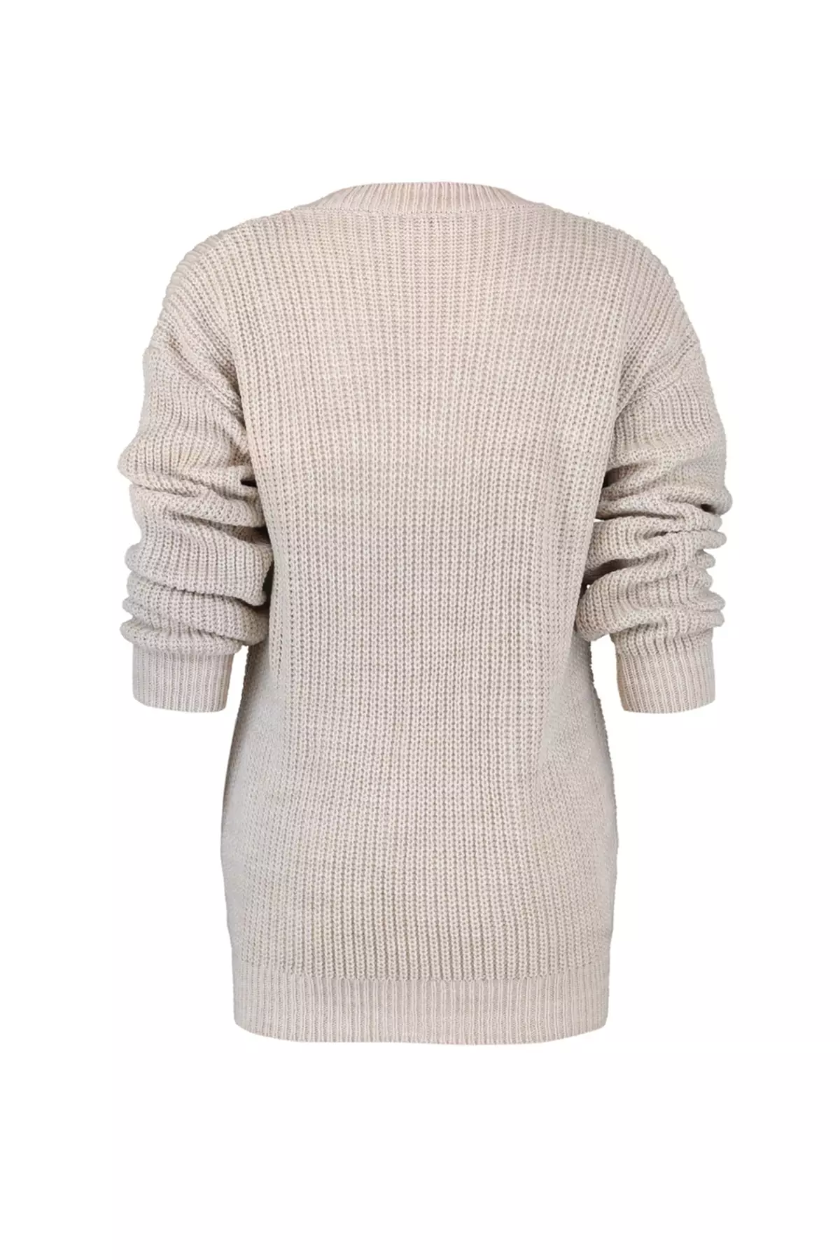 V-Neck Knit Sweater
