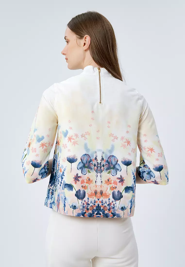 Sansa Top Jardin Blur