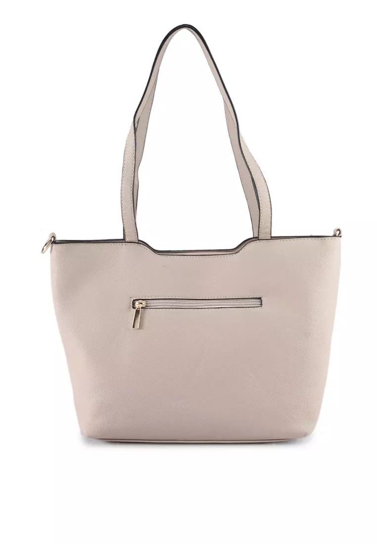Saffiano Convertible Tote Bag