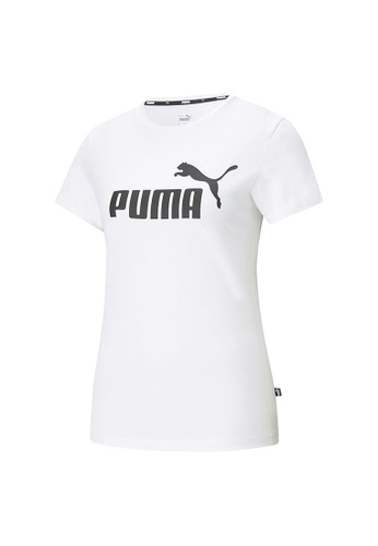PUMA white PUMA Essentials Logo Women's Tee 36EDBAA1348ACCGS_1