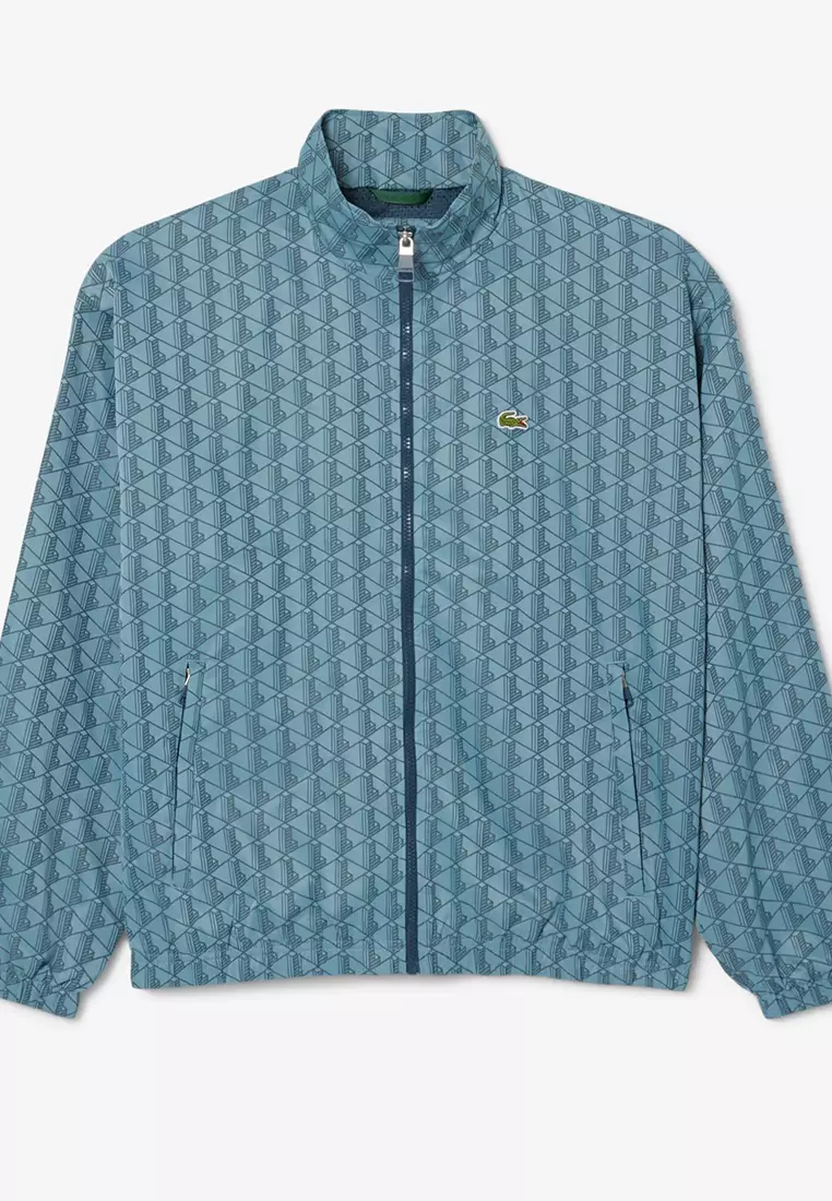 トップス LACOSTE Monogram Jacquard Track Jacket Lacoste - Paris Jacquard Monogram Track Jacket (Croissant