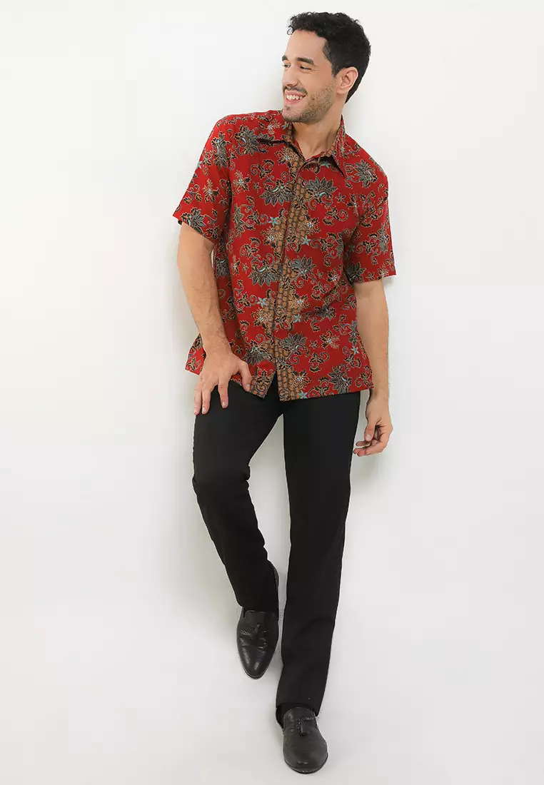 Hem Regular Fit Batik Kembang 1