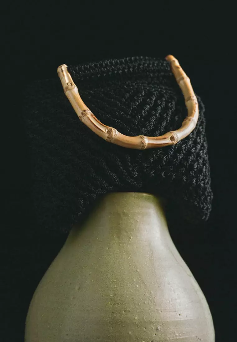 Bamboo Handle Handbag