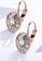 Krystal Couture white KRYSTAL COUTURE Audrey Lever Back Earrings Embellished with Swarovski® crystals-Rose Gold/Clear B66F2AC3F4DC4FGS_3