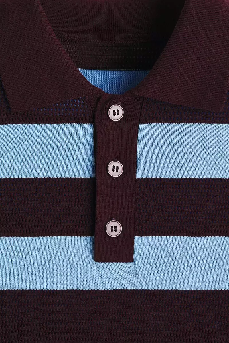 Regular Fit Fine-knit polo shirt