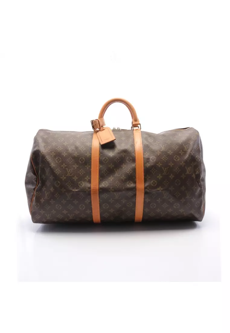 Buy Louis Vuitton Pre-loved LOUIS VUITTON Keepall 60 monogram Boston bag  PVC leather Brown 2023 Online