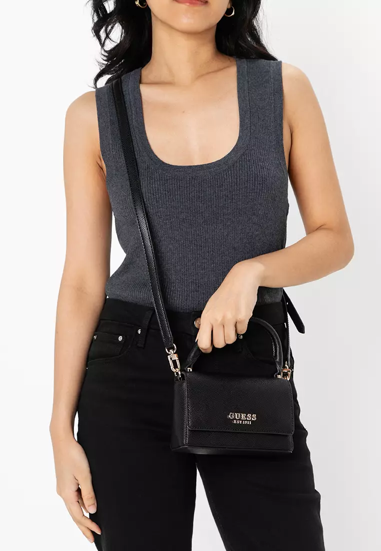 Guess Fedana Mini Top Handle Flap Bag 2025 | Buy Guess