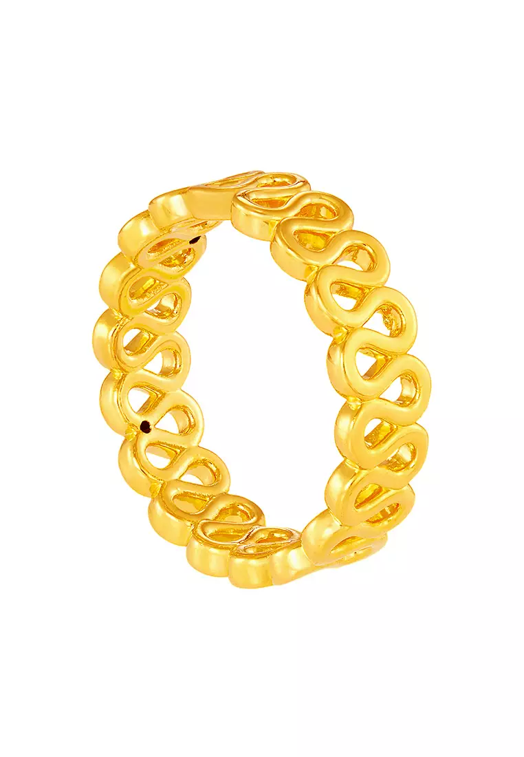 HABIB 999/24K Yellow Gold Ring 9GR00740225
