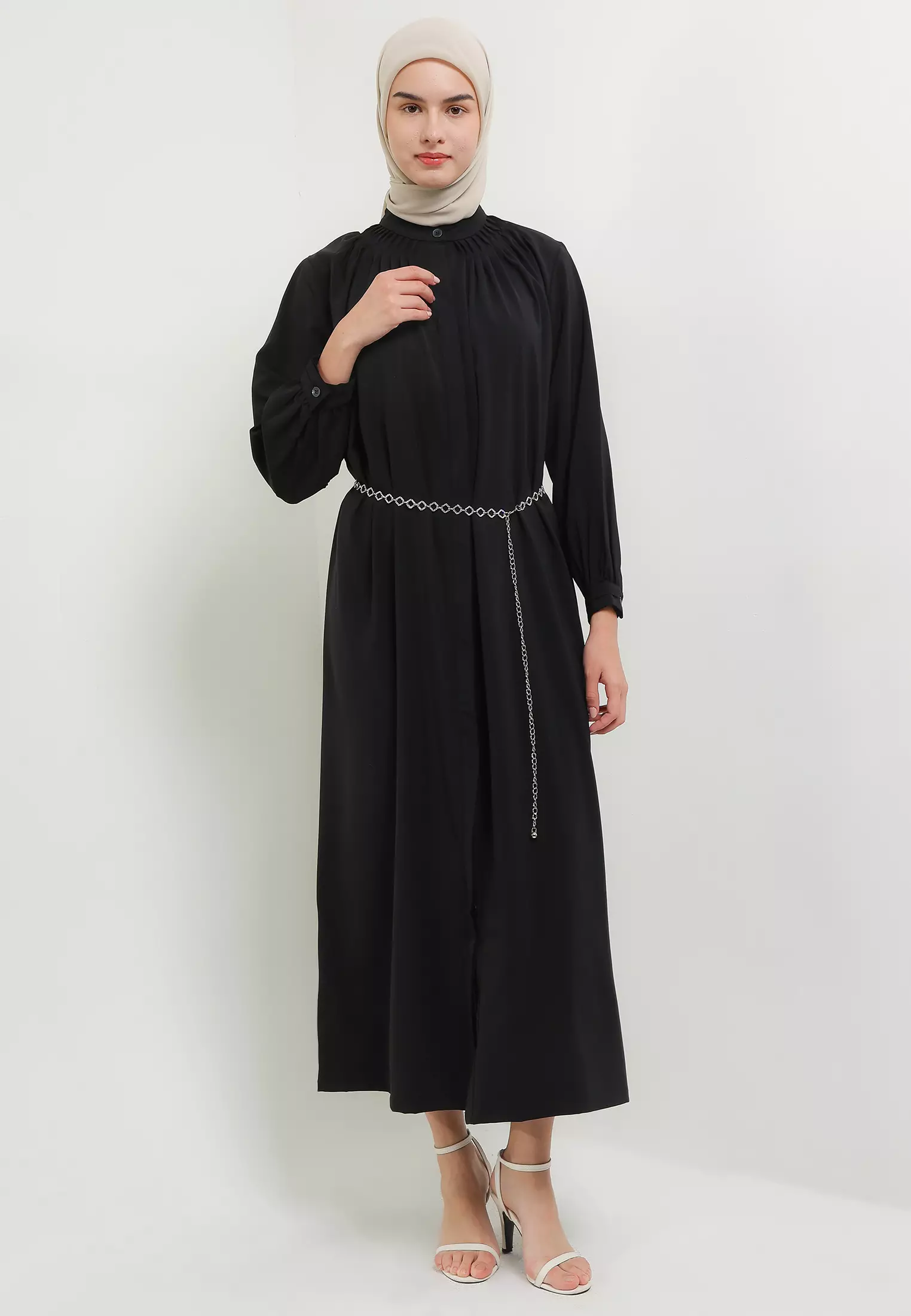 MFMW Zalsa Dress Gamis Hitam