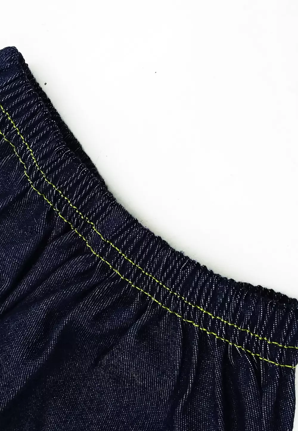 Wakakids Setelan Bayi Laki Laki Baju Lengan Pendek Anak Usia 6 Bulan Hingga 12 Bulan Set Celana Jeans Motif Tractor 3024 Kuning