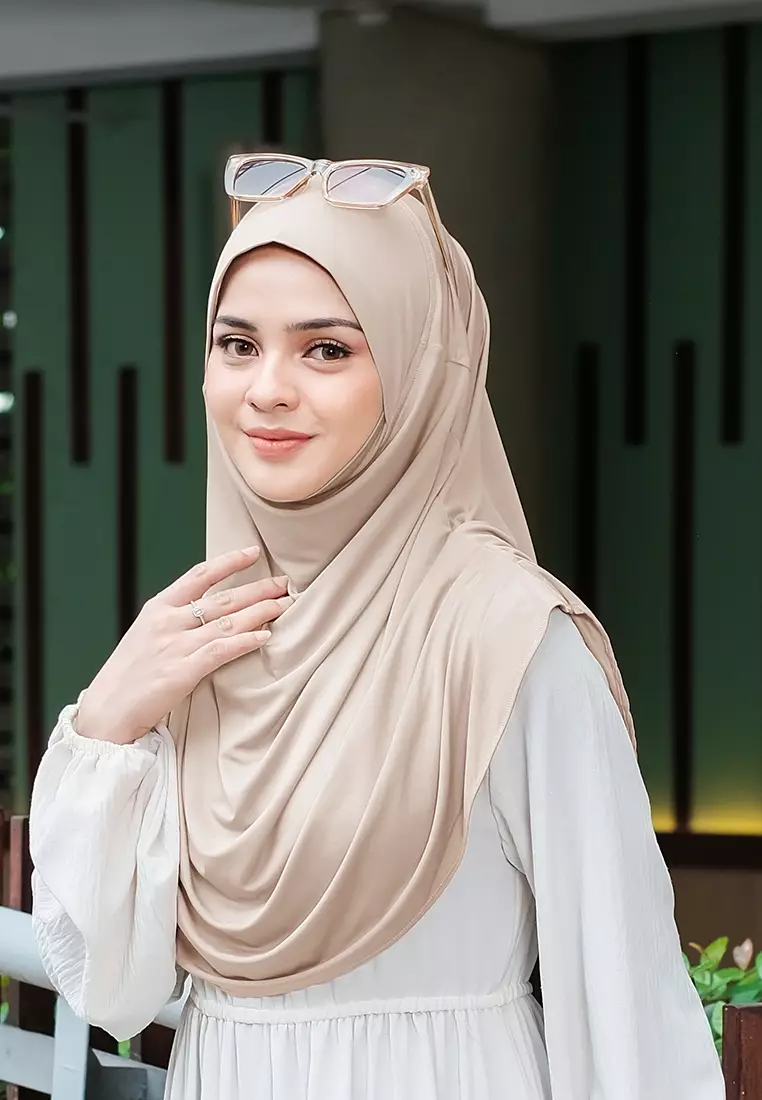 HIJAB INSTAN FATHIA - NUDE