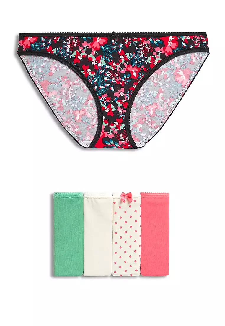 5pk Cotton Lycra™ Bikini Knickers