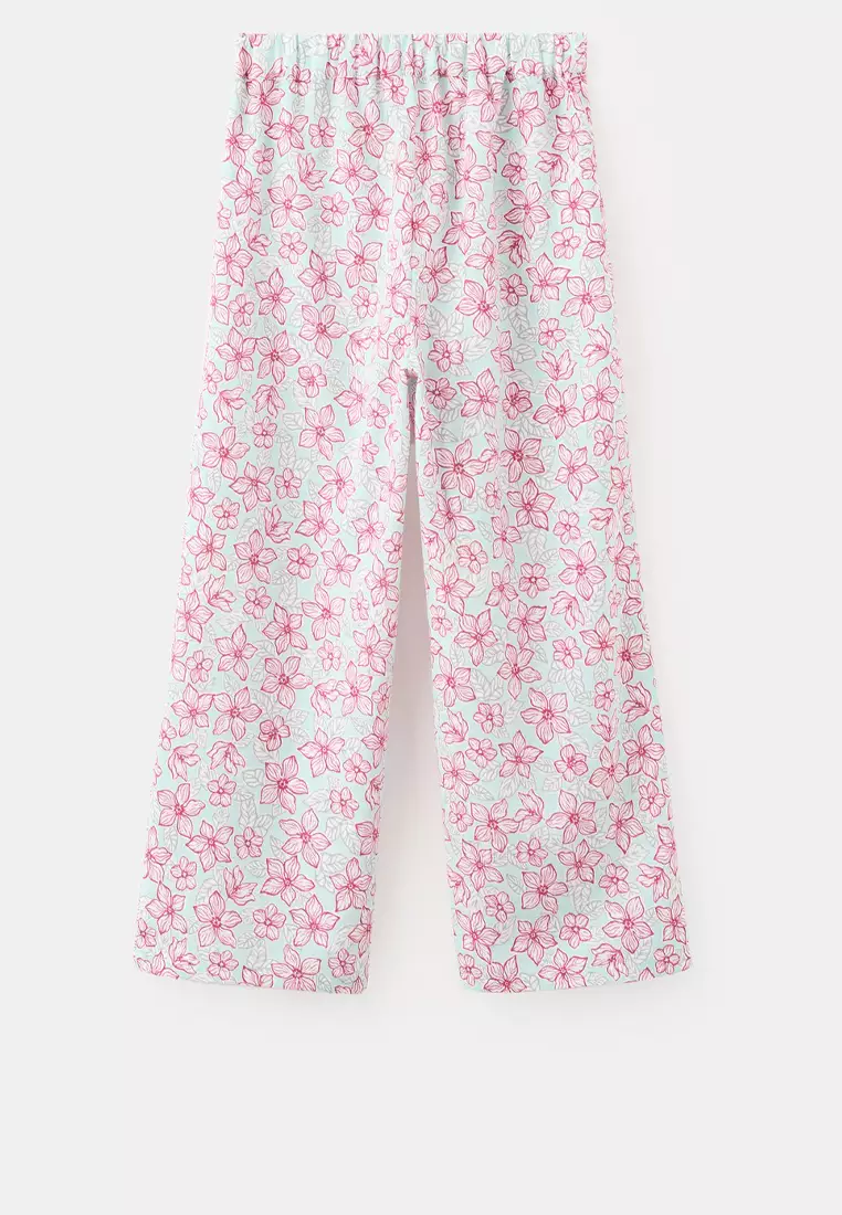Flower Print Trousers