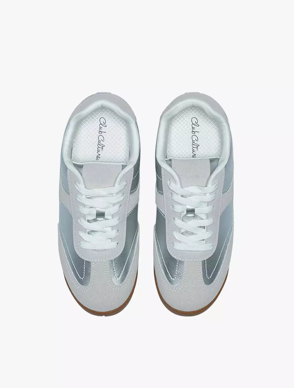 Payless Club Culture Womens Xavi Sneakers - Silver_11