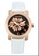 EGLANTINE 粉紅色 EGLANTINE® Bauhinia 皮革錶帶上的玫瑰金鍍金精鋼石英手錶 C0D07ACA7FBF22GS_1