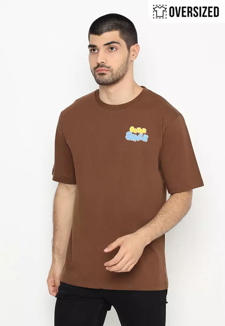 RBJ T-Shirt Cotton Combed Oversized Pria 2079350071