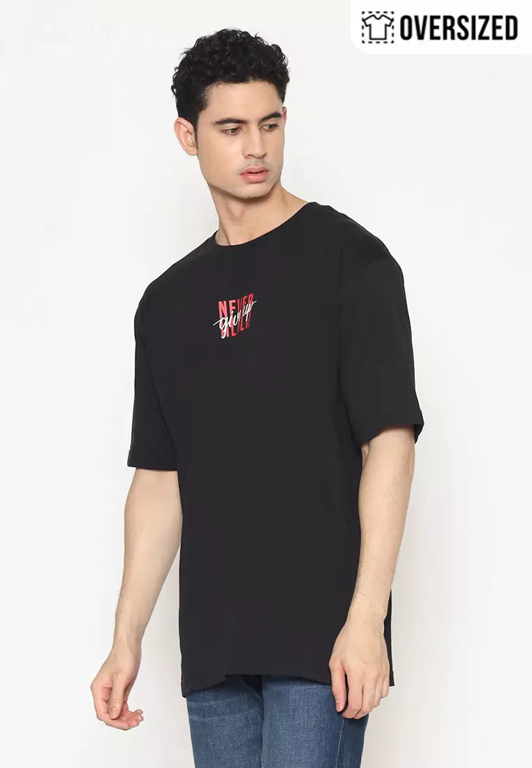 RBJ T-Shirt Cotton Combed Oversized Pria 2079250141
