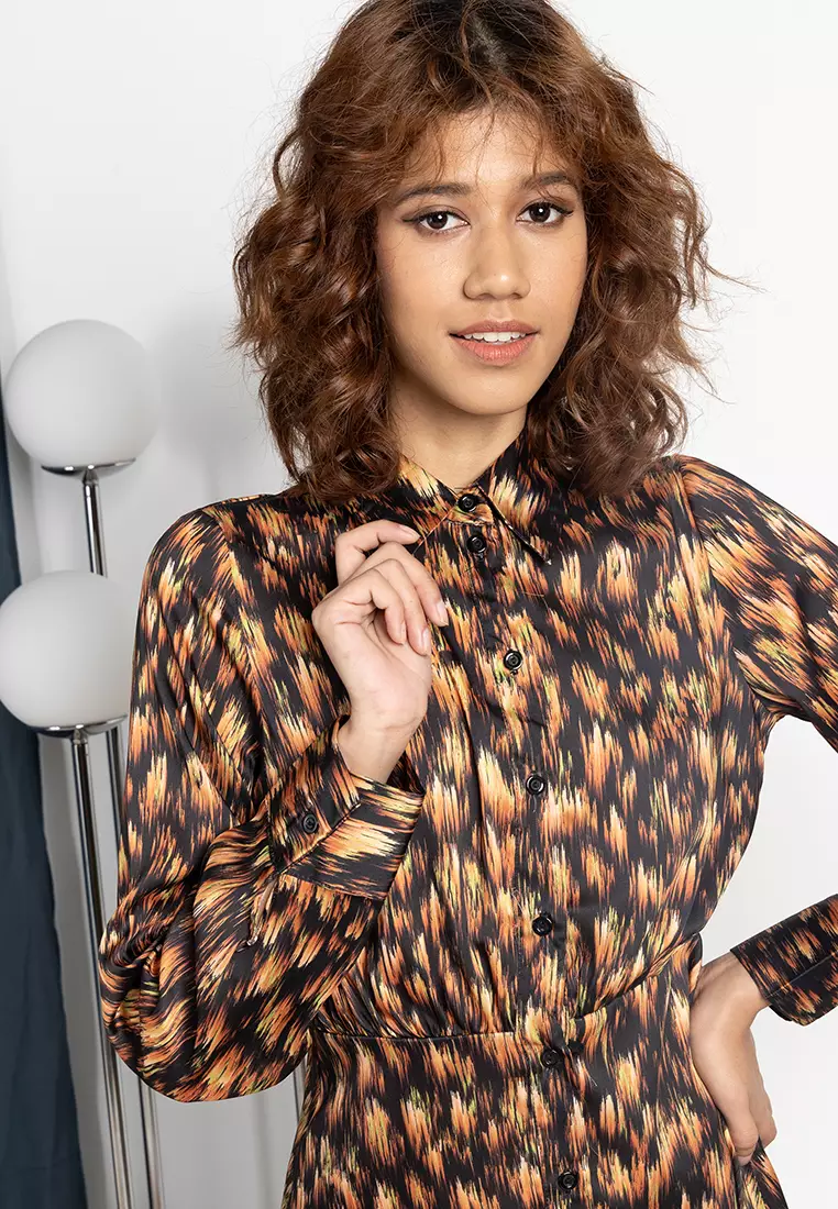 TOPSHOP Asymmetric Mini Shirt Dress 2023 Buy TOPSHOP Online