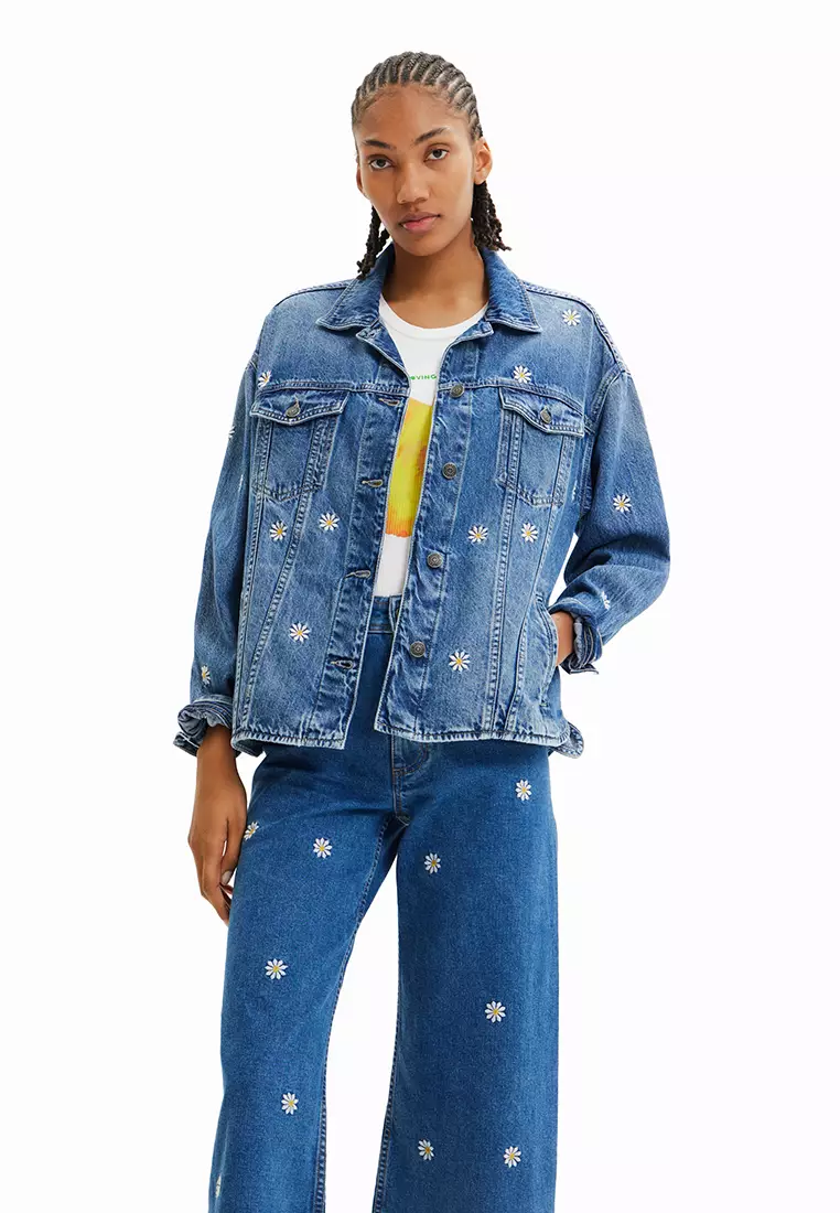 Desigual blue jacket clearance