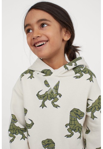 Jual H M Printed Hoodie Original Zalora Indonesia