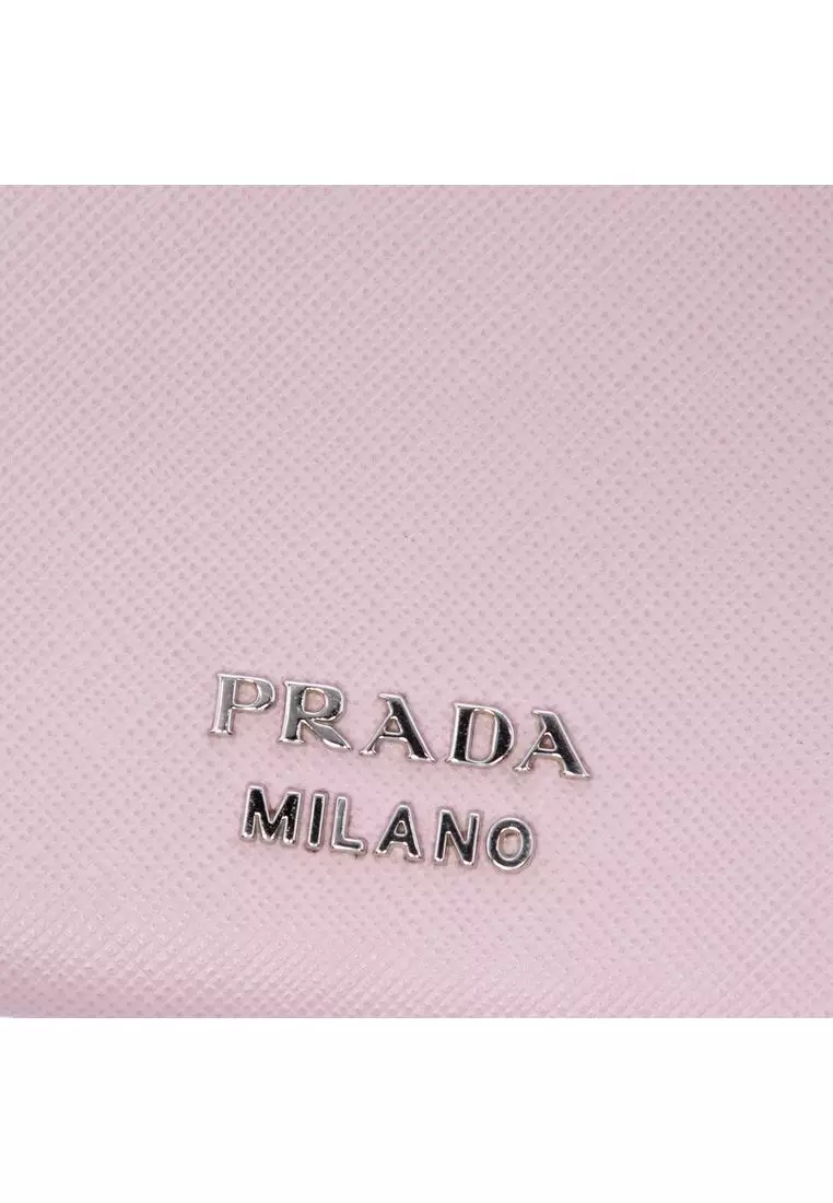 Pre-Loved Prada Tricolor Saffiano Clutch