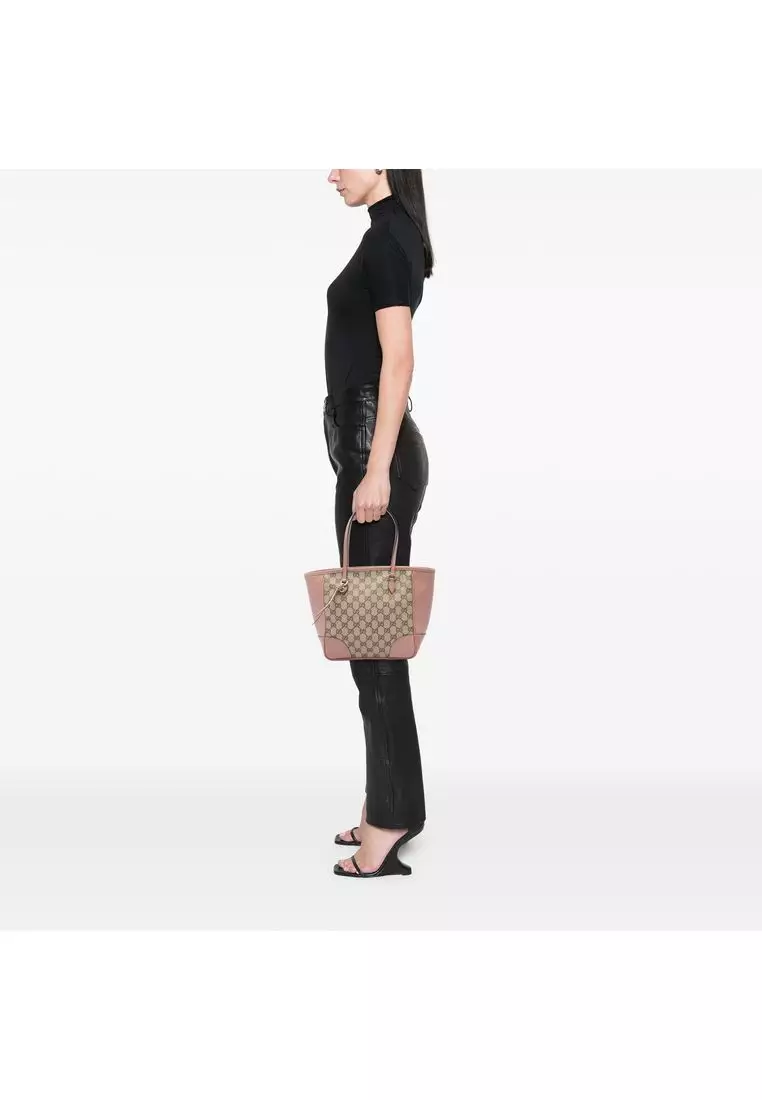 Pre-Loved Gucci Gg Canvas Bree Tote