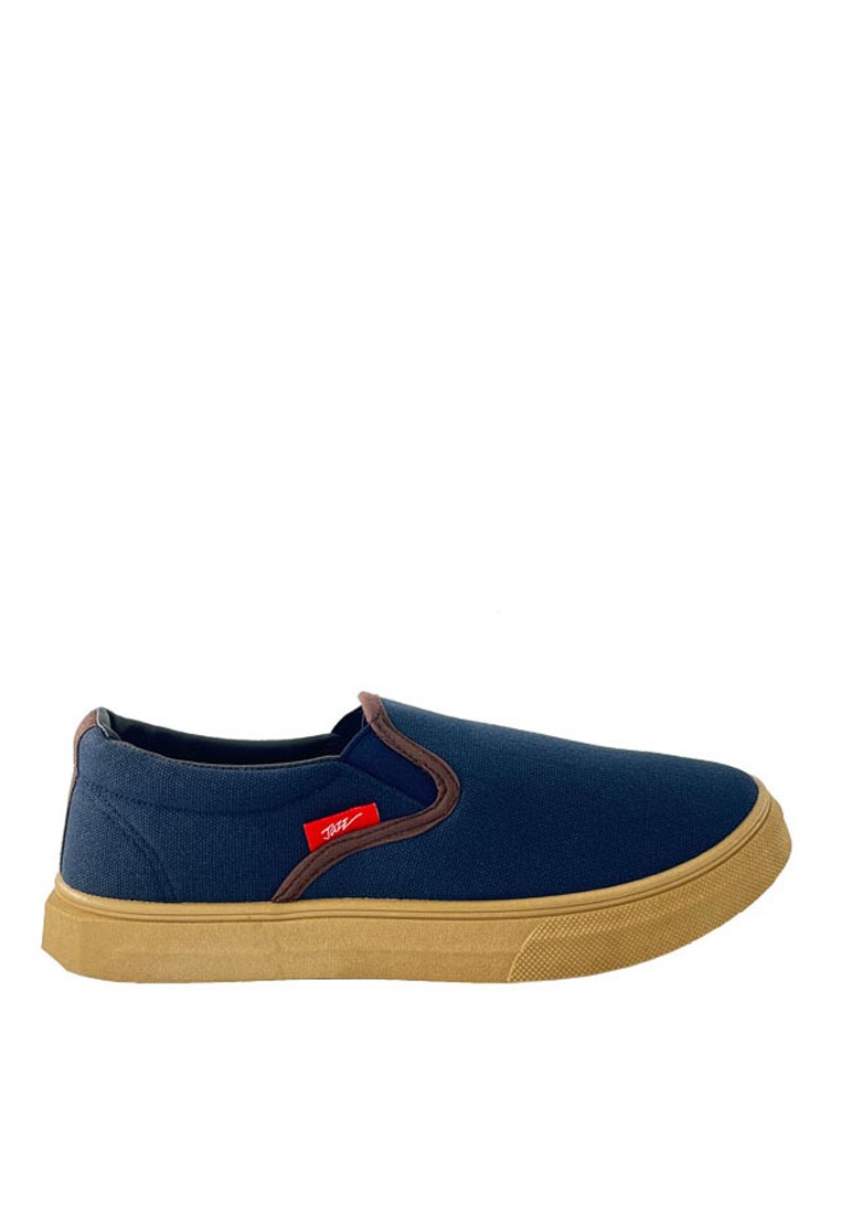 Pallas Jazz Jazz Casual Color Shoes Slip On 407-0329 Dark Blue
