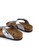 Birkenstock silver Gizeh Kids BF Electric Metallic Sandals 10B4DKSDE17E36GS_3