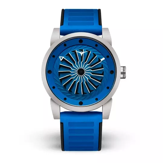 Jam Tangan Pria Automatic Zinvo Airblade Rush Blue Dial