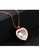 Air Jewellery gold Luxurious Eleanor Heart Necklace In Rose Gold DB1B9AC9DA5777GS_5