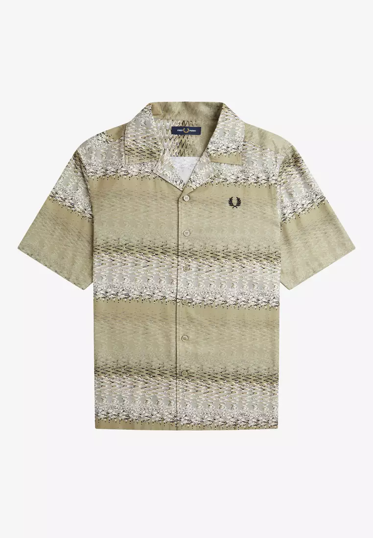 Buy Fred Perry Fred Perry M7825 ABSTRACT SOUND WAVE SHIRT 2026